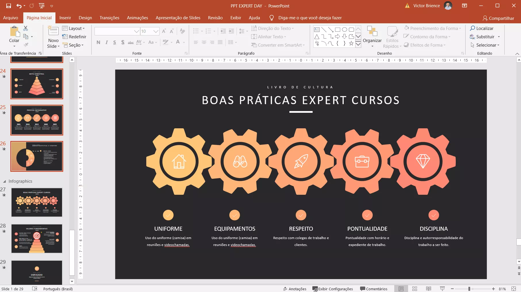 Apresentação de slides PowerPoint